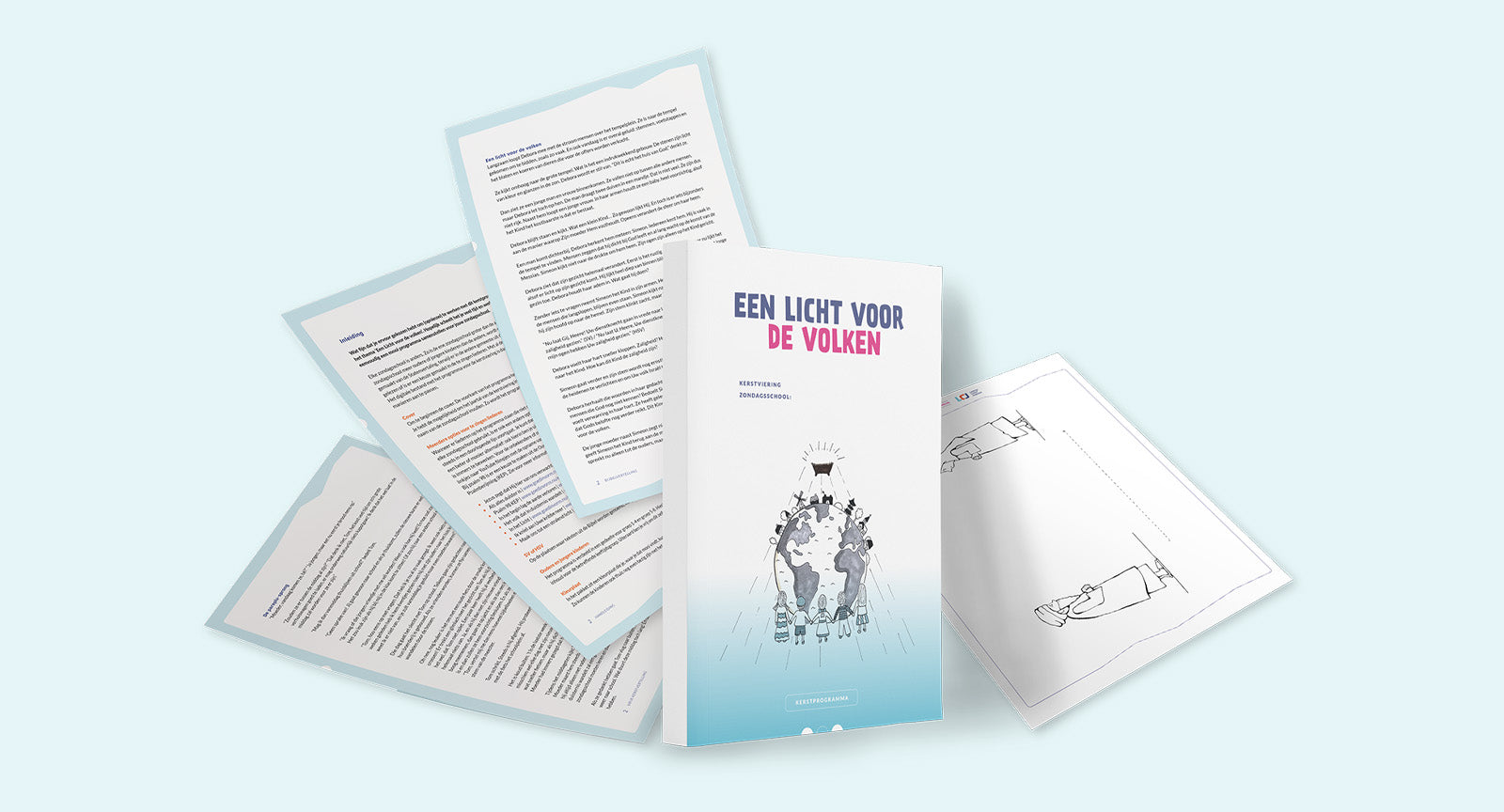 Kerstprogrammapakket voor zondagsscholen – Een Licht voor de volken