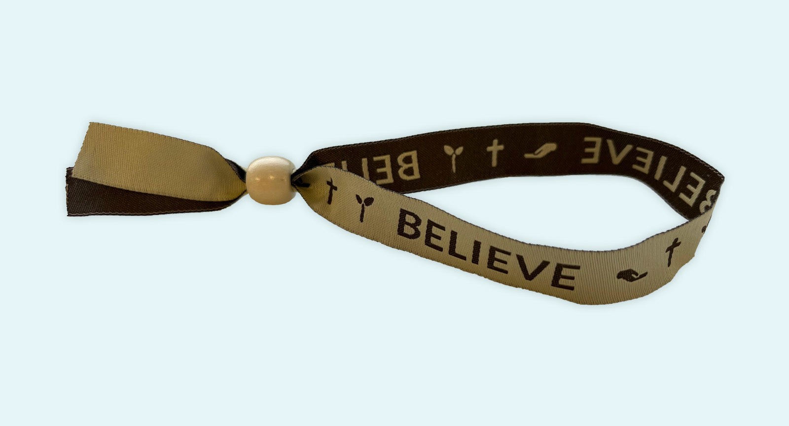 BELIEVE-armbandje beige