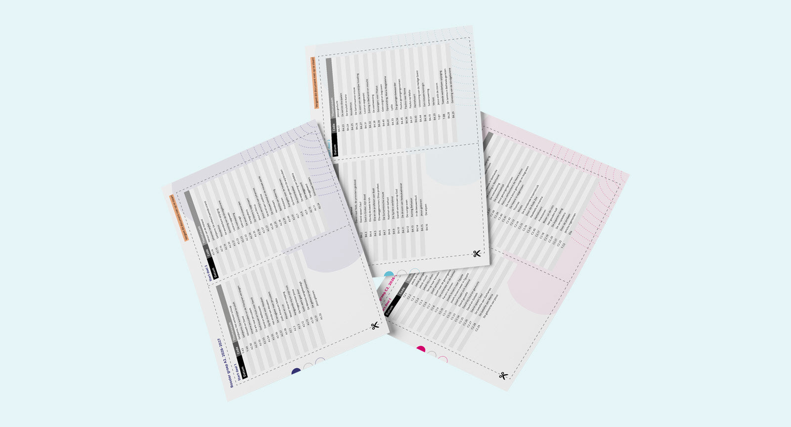 Flexibel rooster seizoen 2026-2027 - Stickervel
