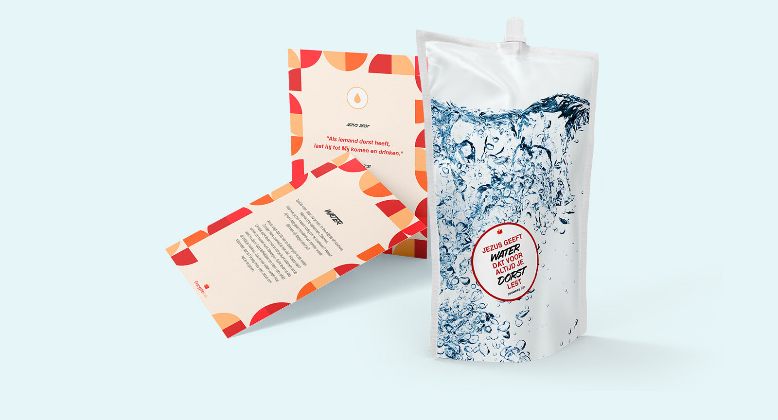 Evangelisatieproduct ‘over-LEVEN met WATER’