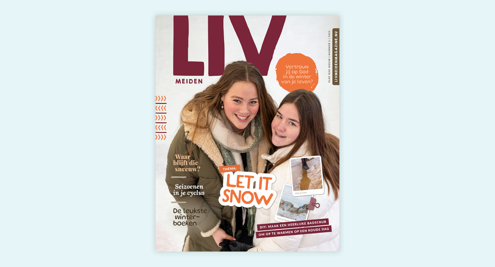 Liv meidenmagazine - Thema ‘Let it snow’