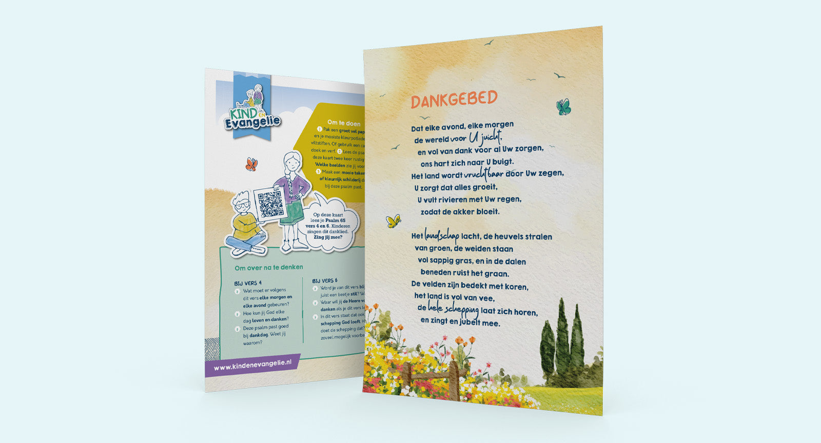 Dankgebed – ontdekkaart dankdag