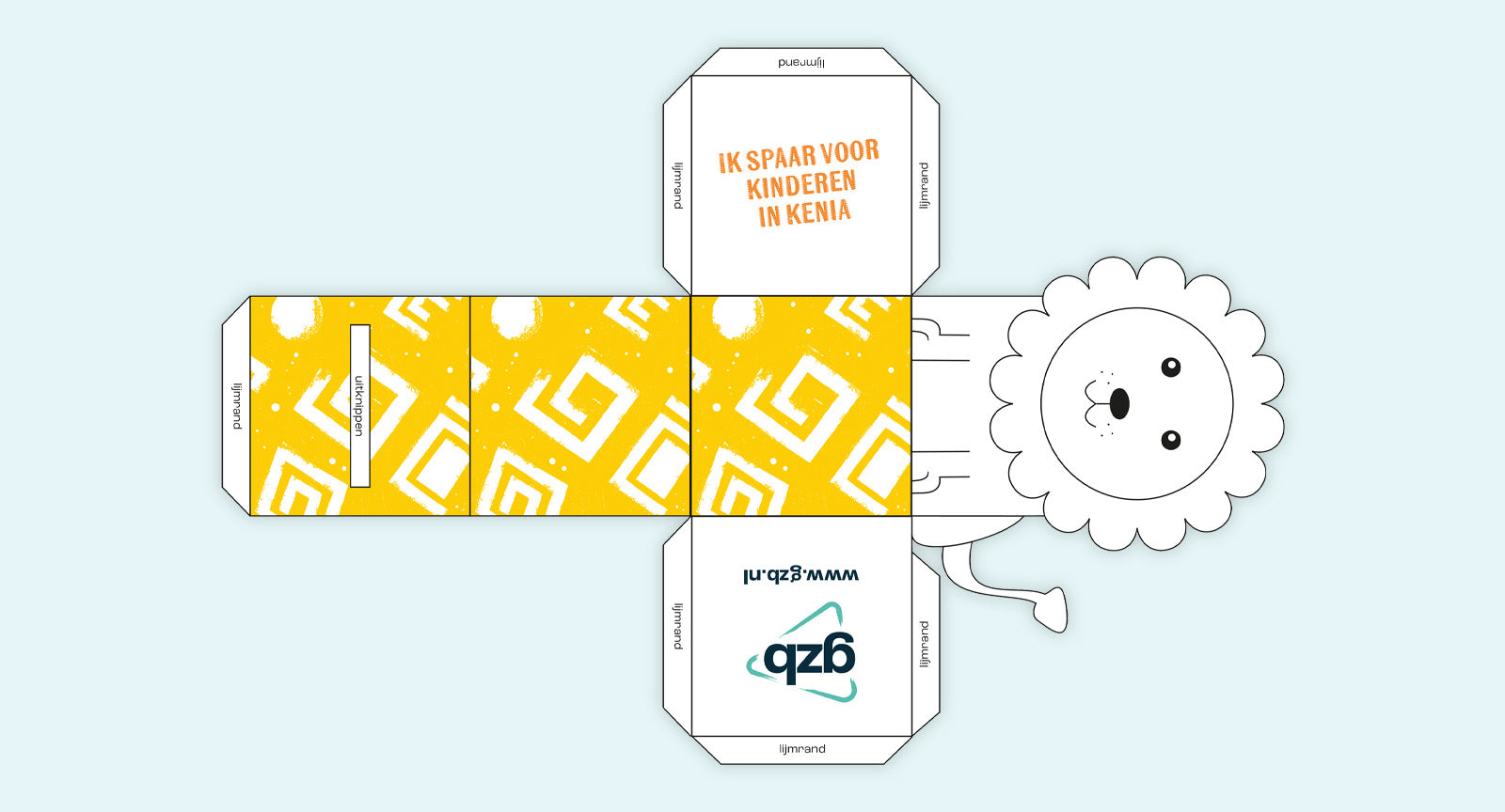 Spaardoosje GZB voor actie Kenia