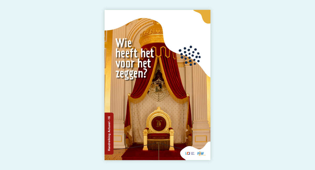 Actueel - Wie heeft het voor het zeggen? — Interkerkelijk Kenniscentrum