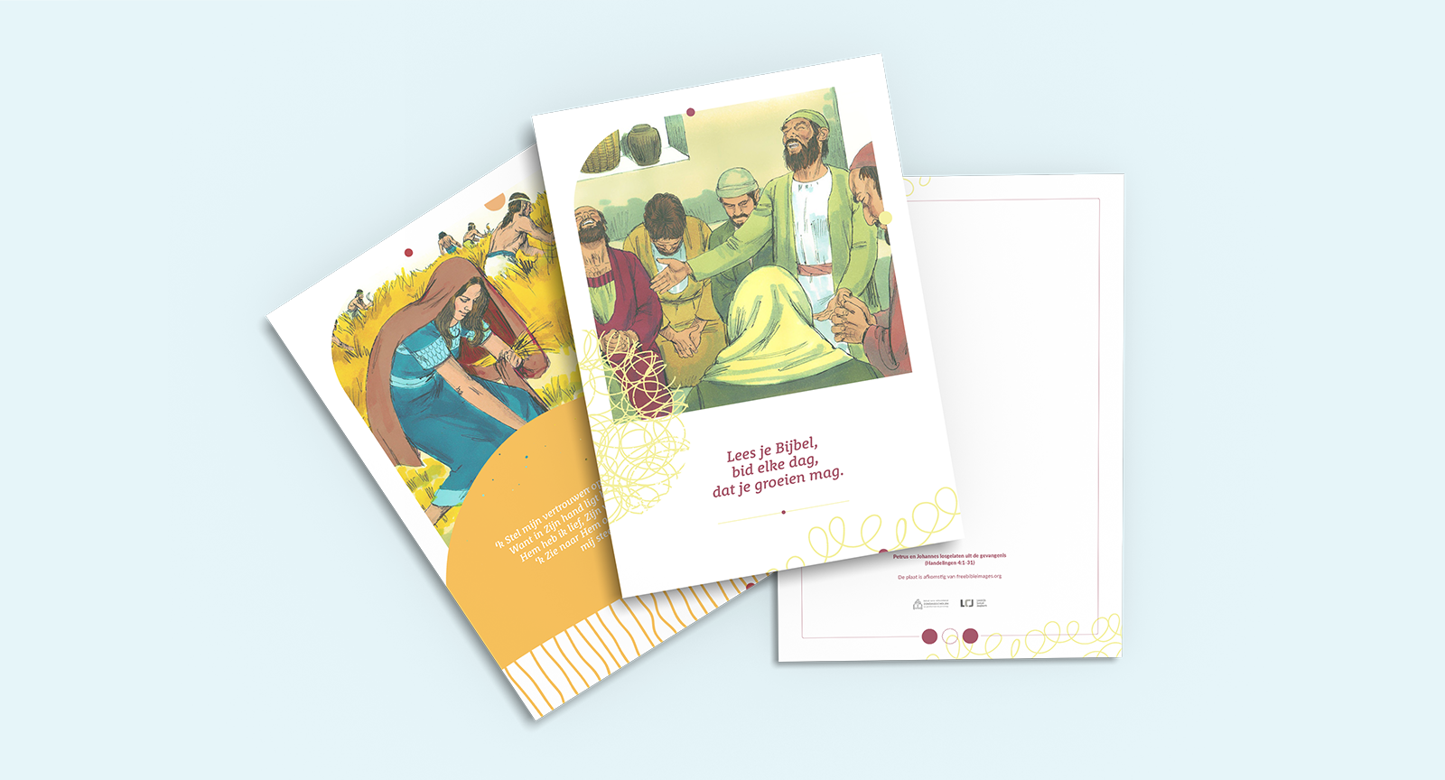 A4 kaart bijbelse platen - 10 kaarten